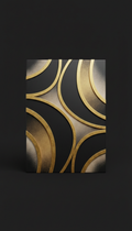 Superficie con detalles en oro laminado