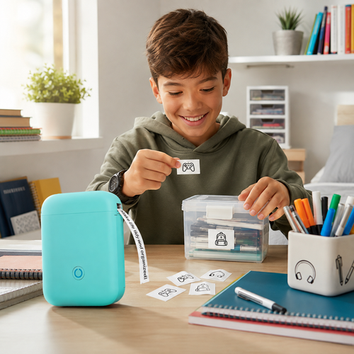 LabelGo™ – Mini Impresora de Etiquetas Bluetooth Sin Tinta
