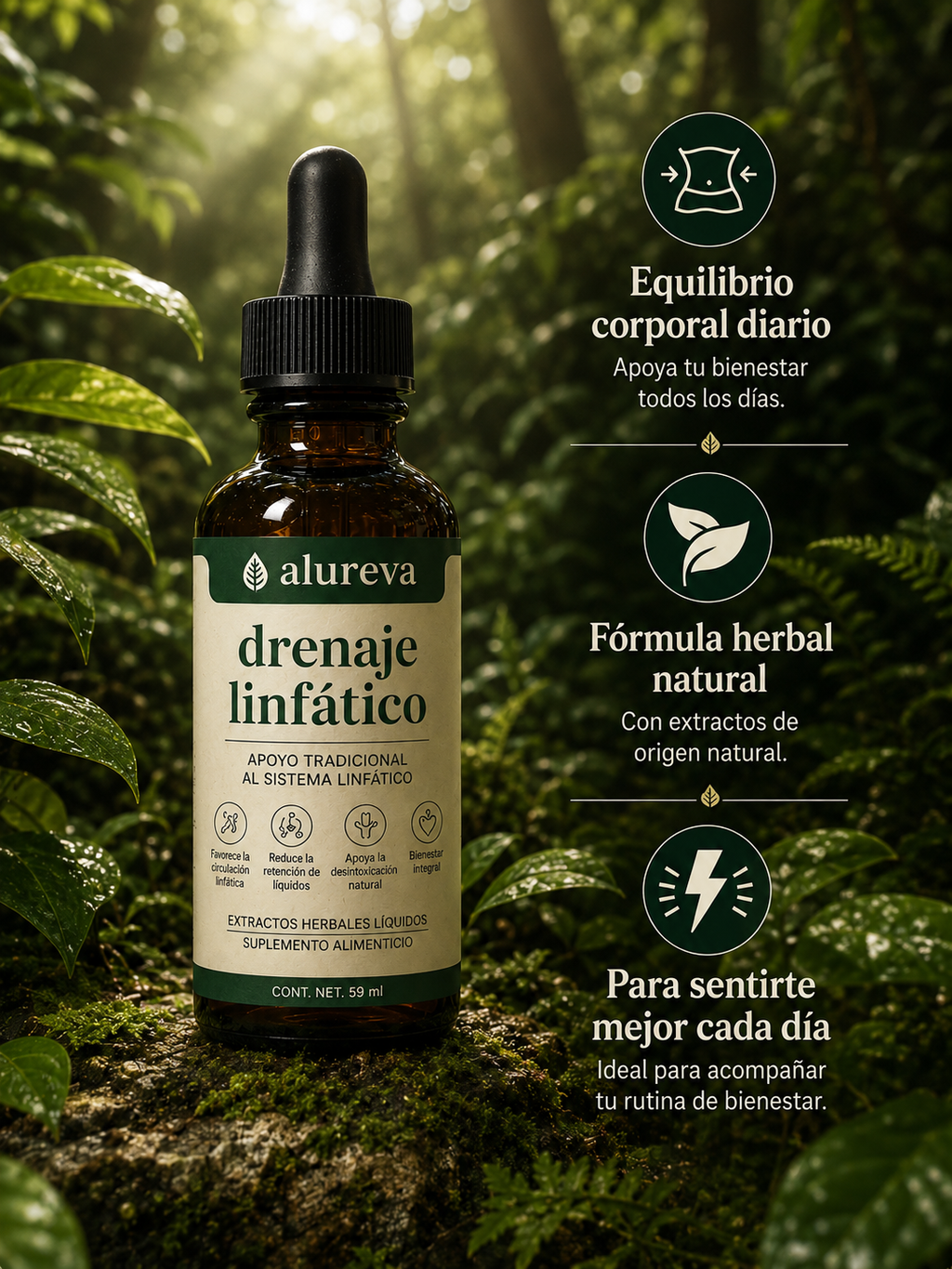Alureva Care®  Gotas de Drenaje Linfático