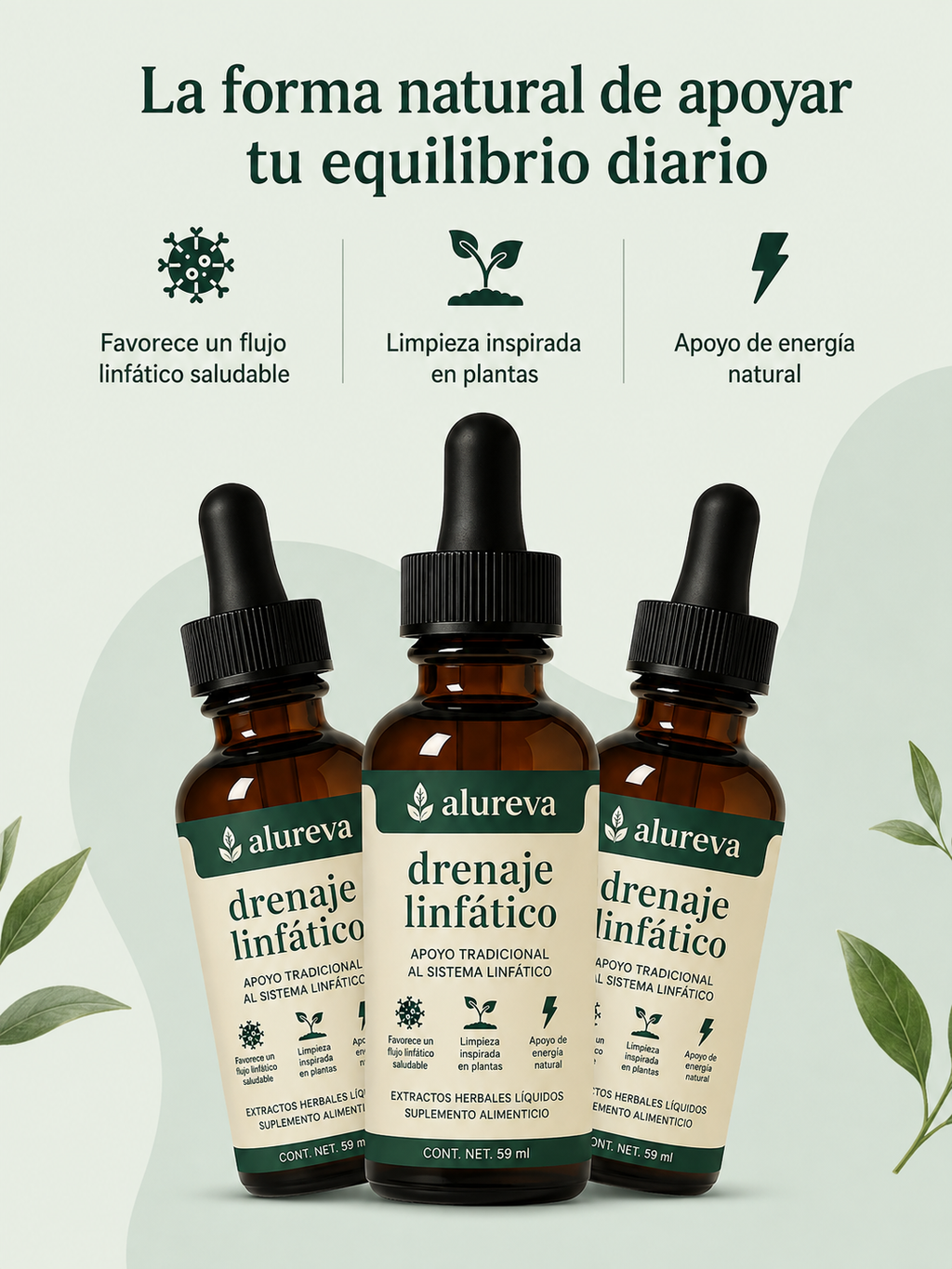 Alureva Care®  Gotas de Drenaje Linfático